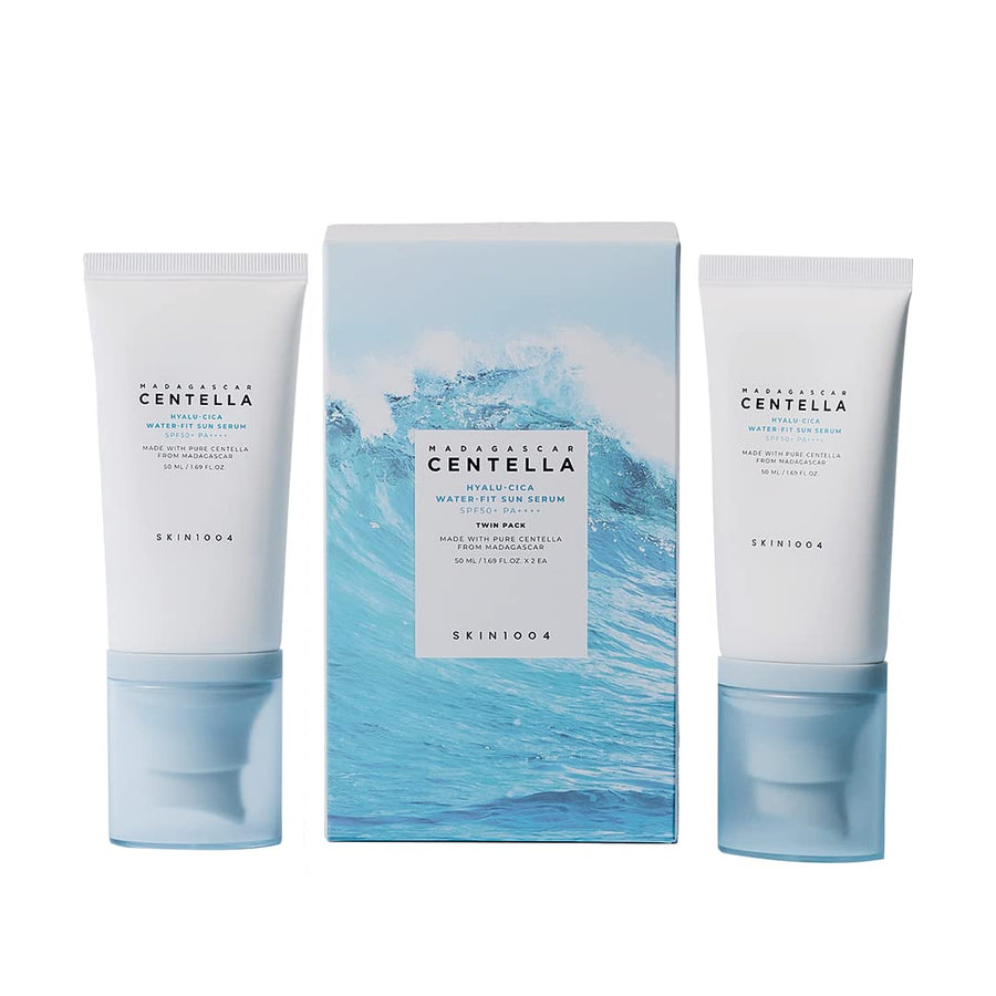 SKIN1004 Madagascar Centella Hyalu-Cica Water-Fit Sun Serum Set (2 teilig)