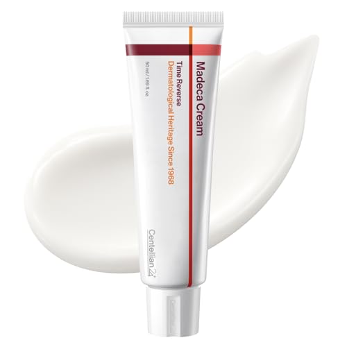 CENTELLIAN 24 Madeca Cream Time Reverse (50 ml) – TECA Centella Asiatica Glow Gesichtscreme, Feuchtigkeitscreme, feuchtigkeitsspendend, straffend, glatter, gleichmäßig aussehende Haut, verbessert die