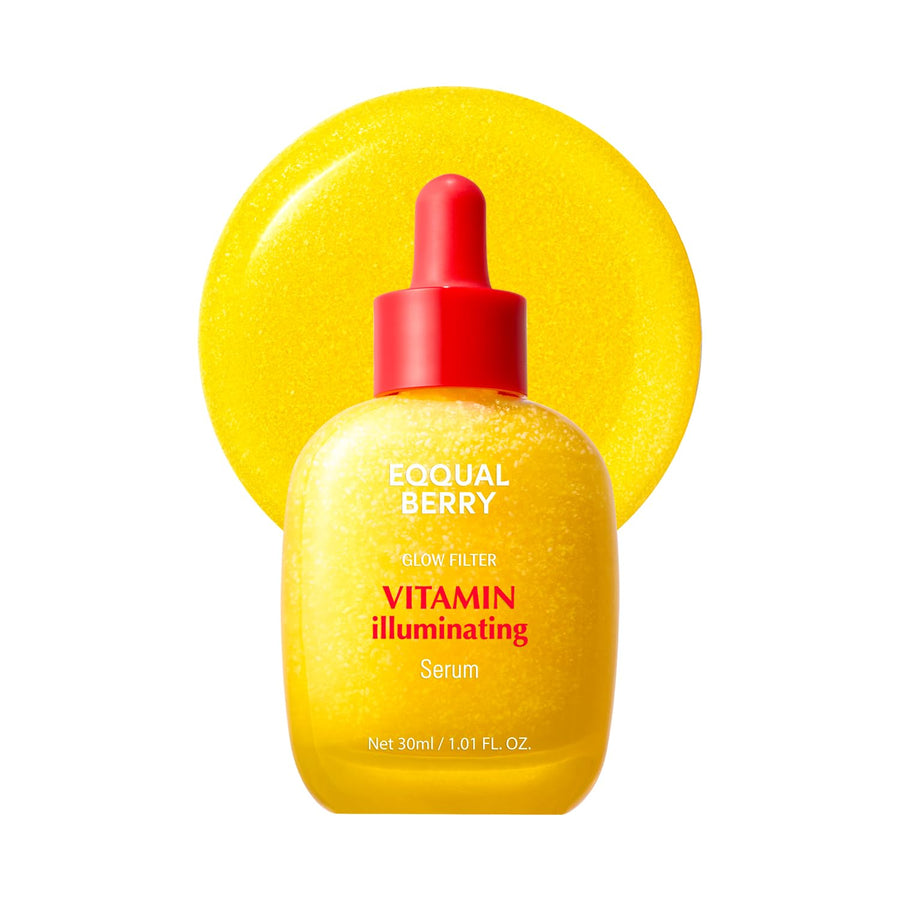 EQQUALBERRY Vitamin Illuminating Serum – Serum mit Acerola & Vitamin C, helleres Hautbild, Niacinamid, Ceramide & Hyaluron, für alle Hauttypen, 30 ml