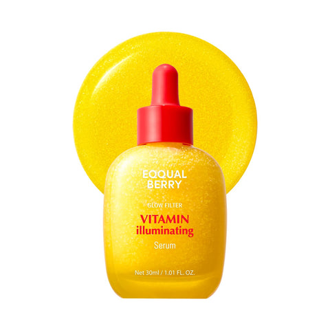 EQQUALBERRY Vitamin Illuminating Serum – Serum mit Acerola & Vitamin C, helleres Hautbild, Niacinamid, Ceramide & Hyaluron, für alle Hauttypen, 30 ml