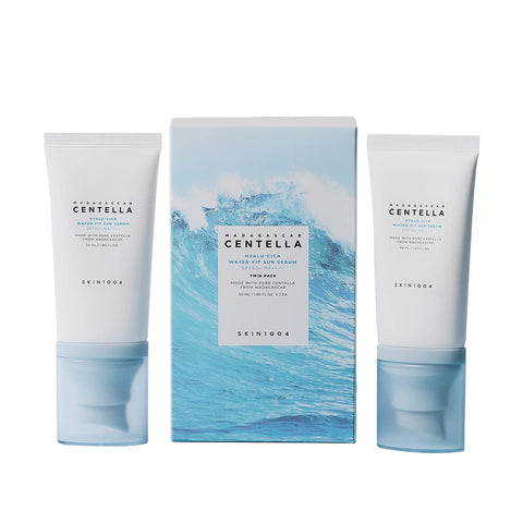 SKIN1004 Madagascar Centella Hyalu-Cica Water-Fit Sun Serum Set (2 teilig)
