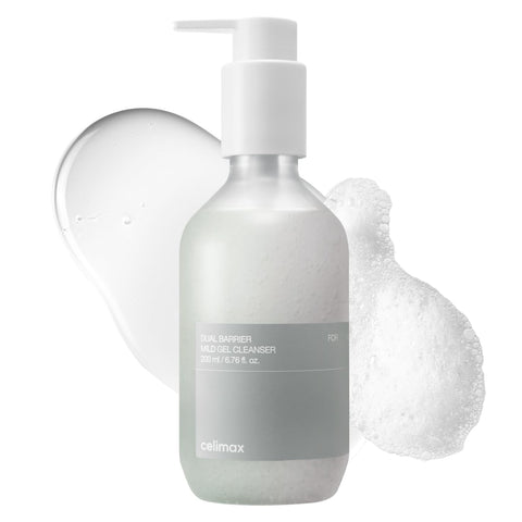 celimax Mildes Dual Barrier Gel-Reinigungsgel Mit Ceramiden, Reinigt, Spendet Feuchtigkeit, Beruhigt Und Pflegt Die Haut, 200 Ml