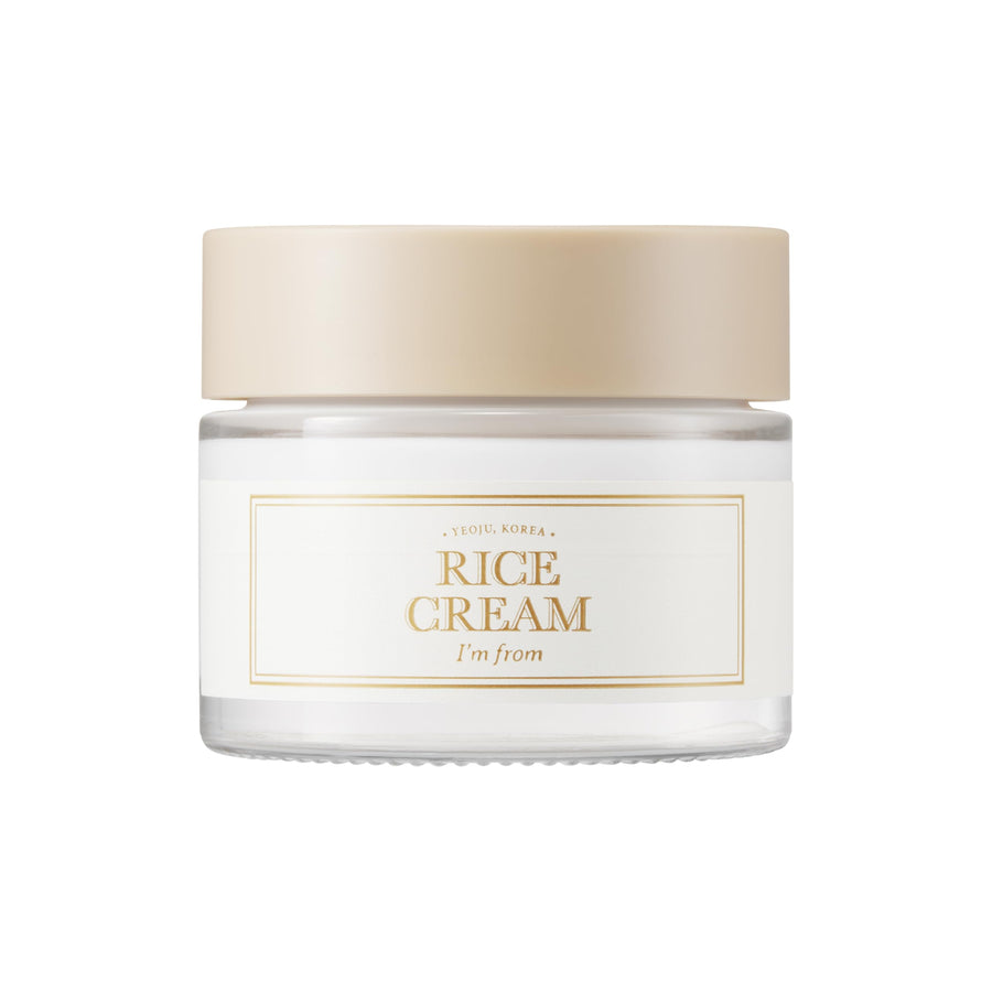 I'm from Reiscreme 1,69 Unzen, 41% Reiskleie-Essenz mit Ceramid, strahlendes Aussehen, verbessert die Feuchtigkeitsbarriere der Haut, nährt tief, beruhigt den Hautton, Valentinsgeschenk