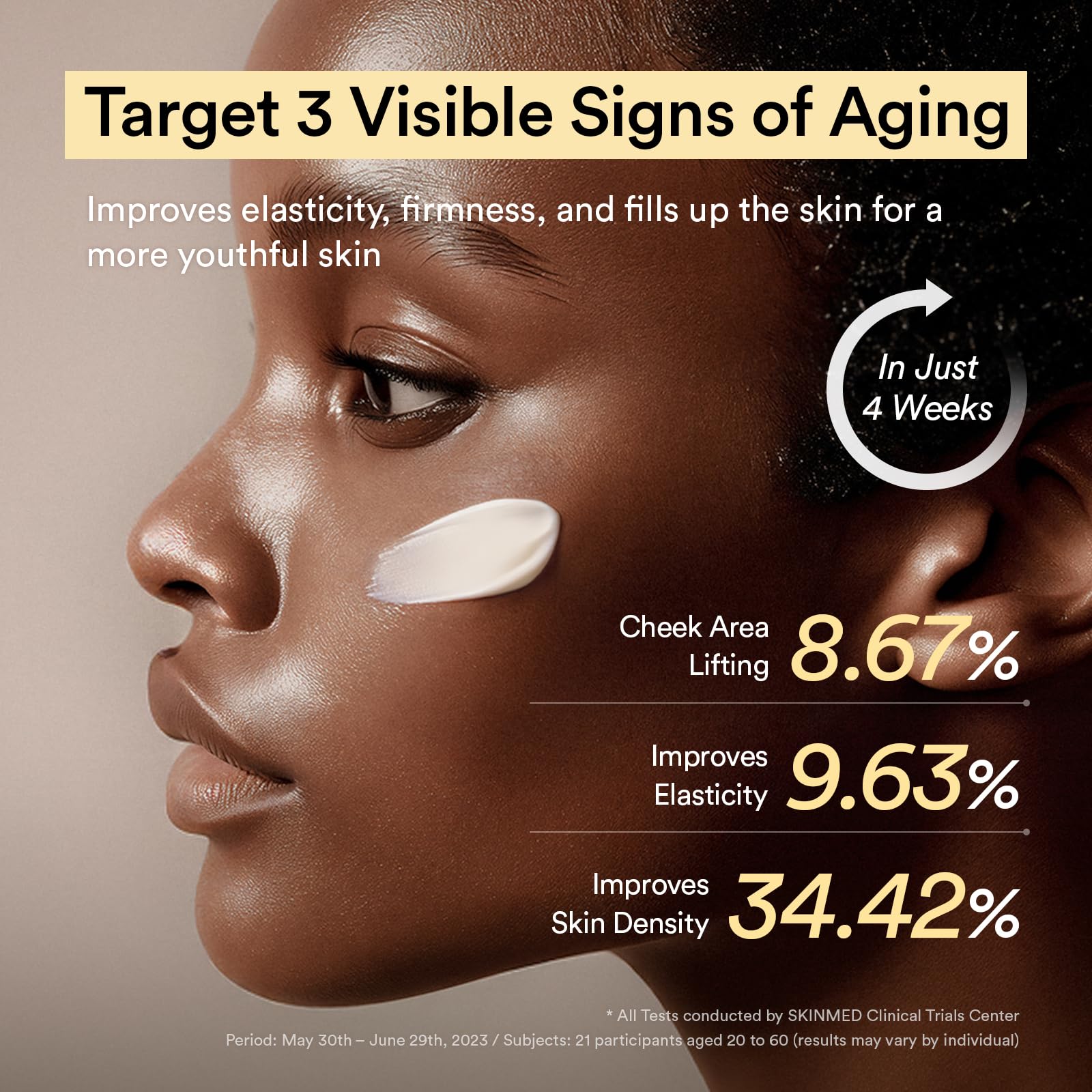 Abib Jericho Rose Creme, Hypoallergen, Anti Aging Feuchtigkeitscreme Für Trockene Haut, 75 Ml