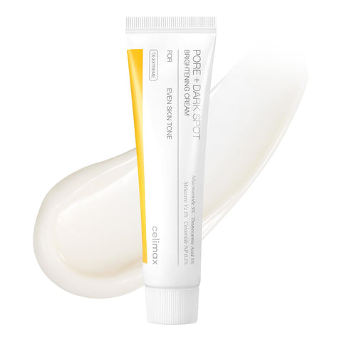 celimax Pore+Dark Spot Brightening Cream - Tranexamic Acid 5% & Niacinamide 5%, Dark Spot Corrector, Porenminimierer, Anti-Pigmentflecken Creme, Korean Skincare, 35ml