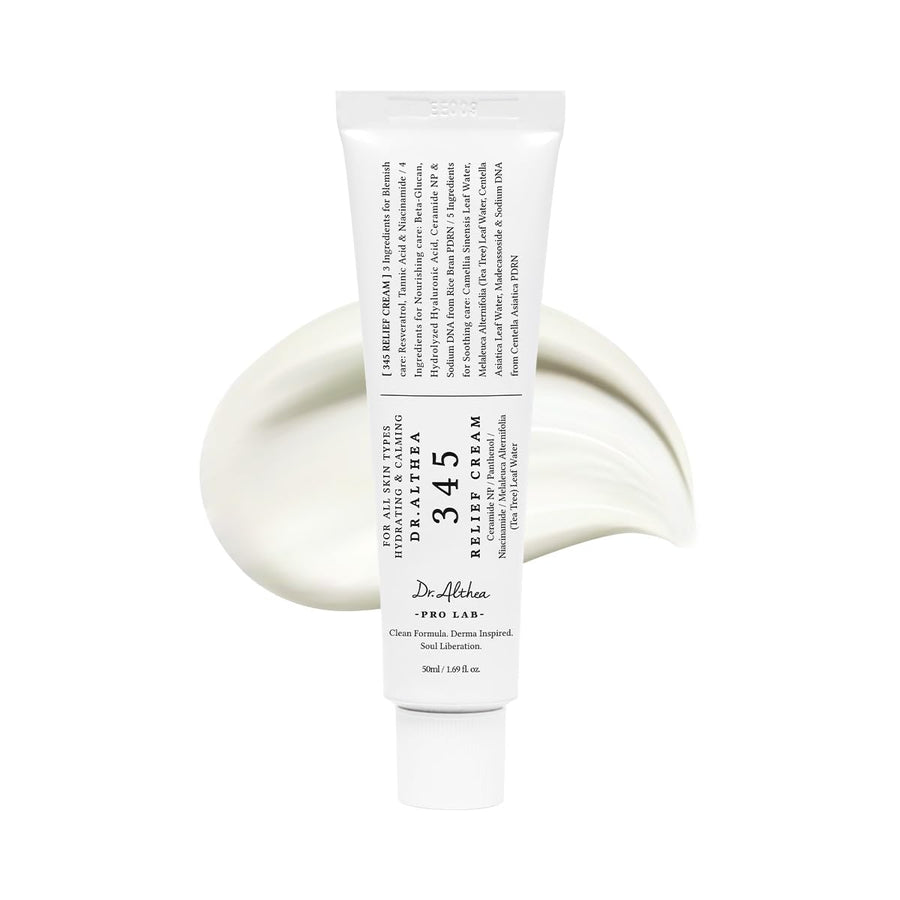 Dr.Althea 345 Relief Creme | Feuchtigkeitscreme mit PDRN & Centella | Beruhigende Gesichtscreme für empfindliche Haut
